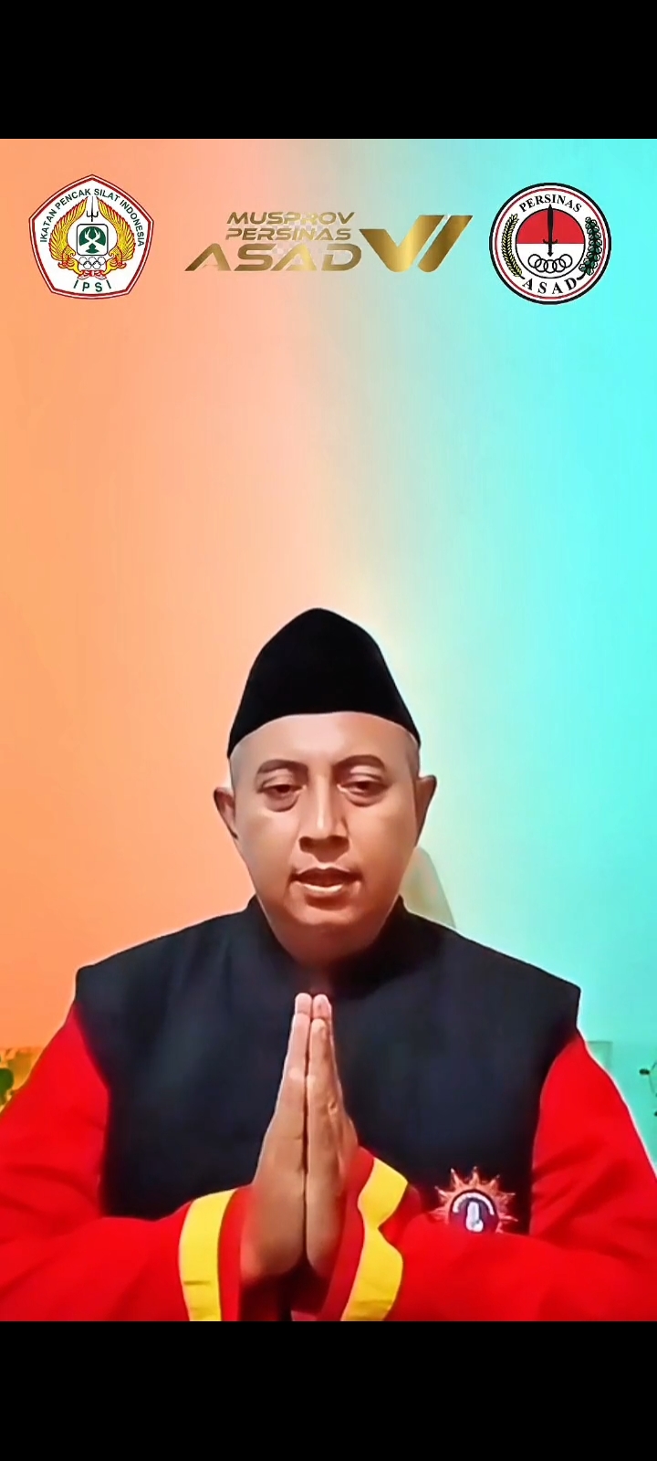 UCAPAN SELAMAT MUSPROV -VI DARI TAPAK SUCI