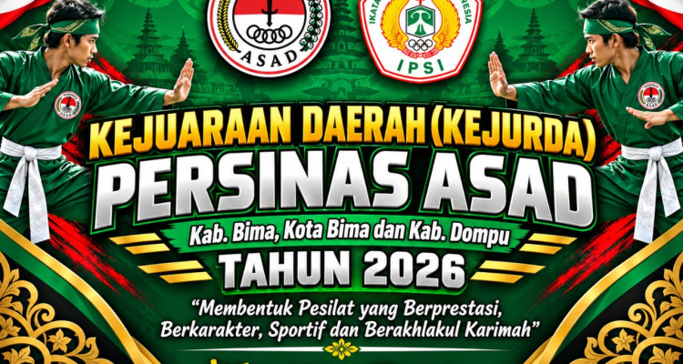 KEJURDA PERSINAS ASAD ZONA BIMA, DIIKUTI SEKITAR 130 PESILAT